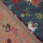 Gobelino Lurex Natal Azul - Ribes y Casals