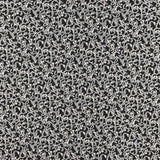 Damasco Lurex Floral em Preto e Branco - Ribes y Casals