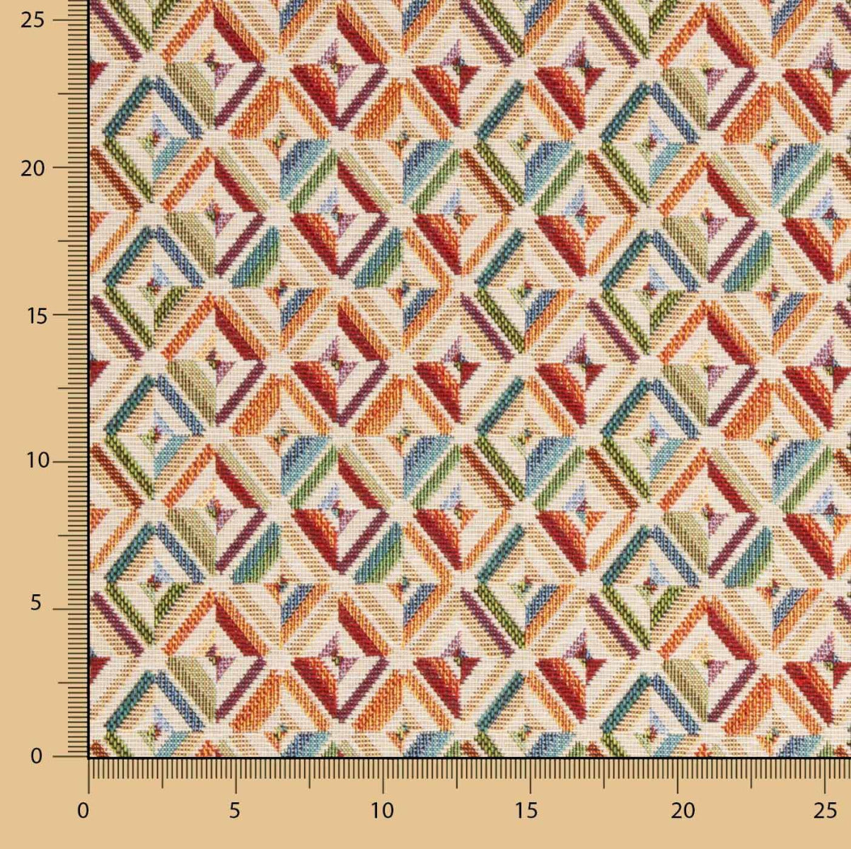 Gobelino Losango Multicolorido - Ribes y Casals