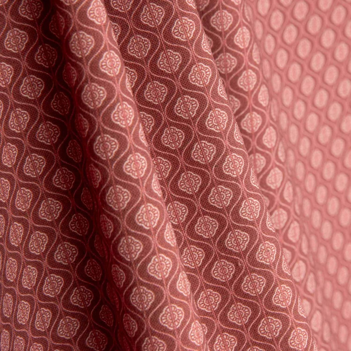 Popeline Estampada Romã Retro - Ribes y Casals