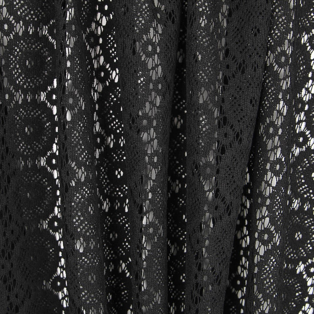 Guipur Preto Geométrico - Ribes y Casals