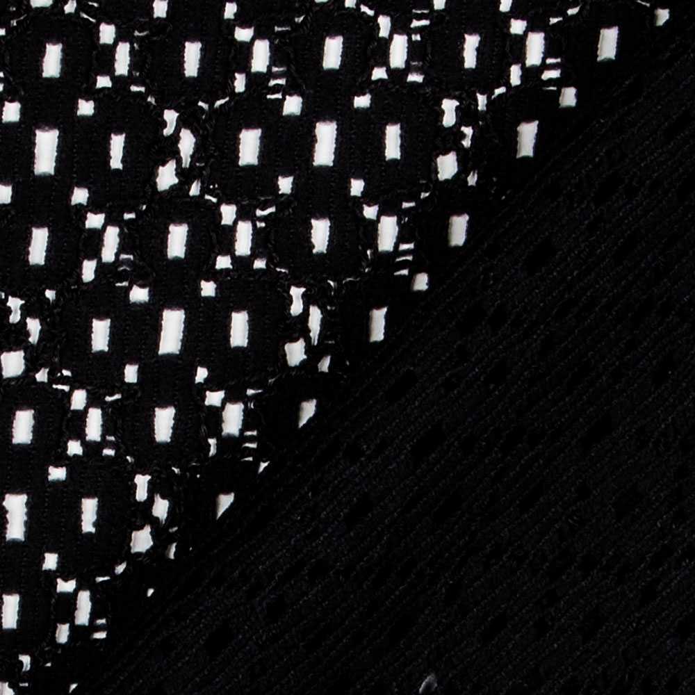 Guipura Negra Geométrica - Ribes y Casals