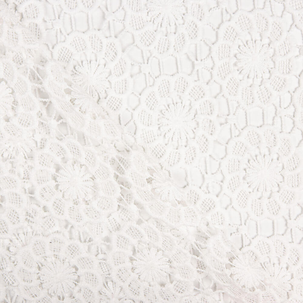 Guipur Floral Branco - Ribes y Casals