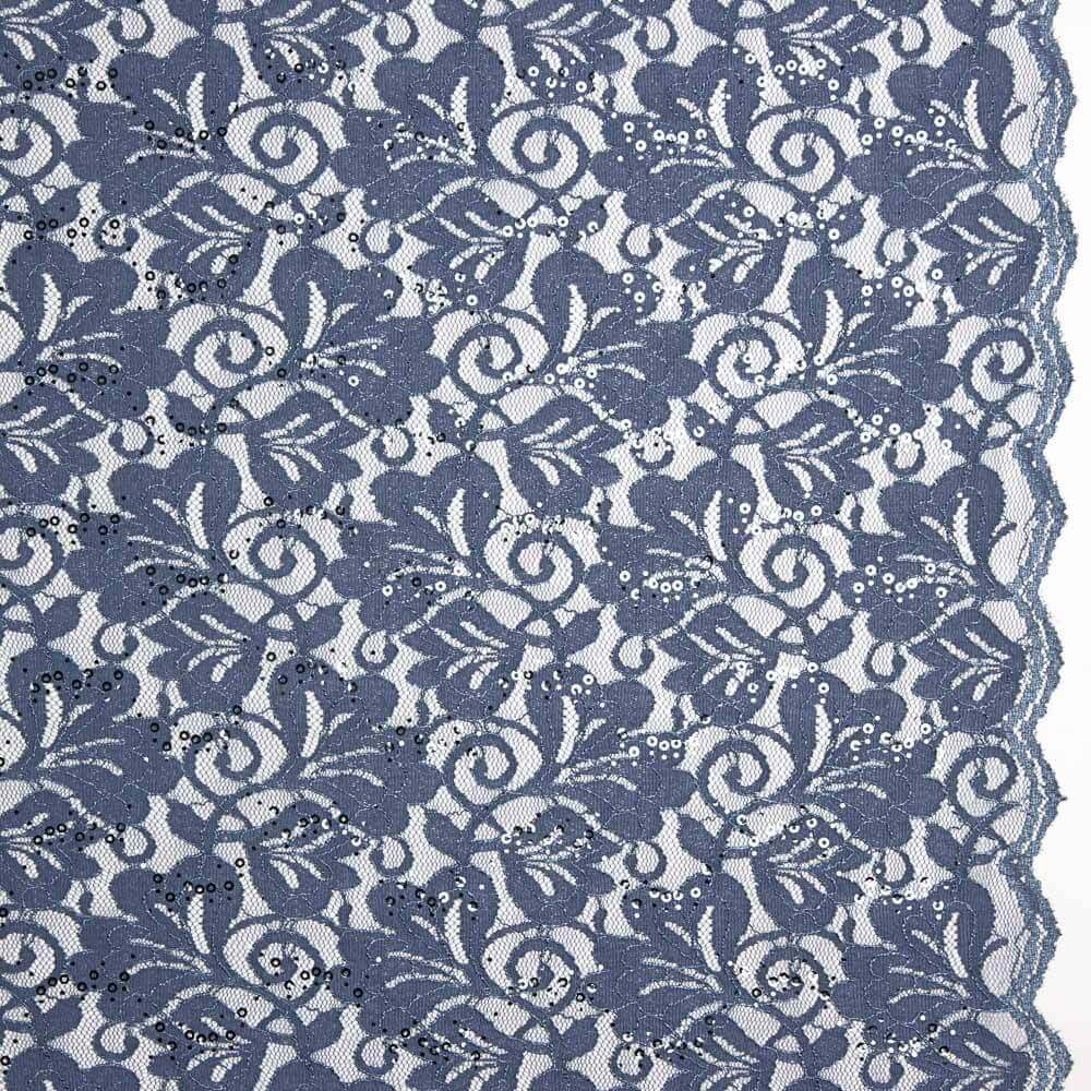 Renda Lantejoulas Azul Vintage - Ribes y Casals