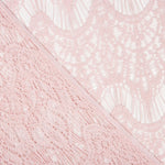 Retal Guipur Ondas Rosa Palo 150x150cm - Ribes y Casals