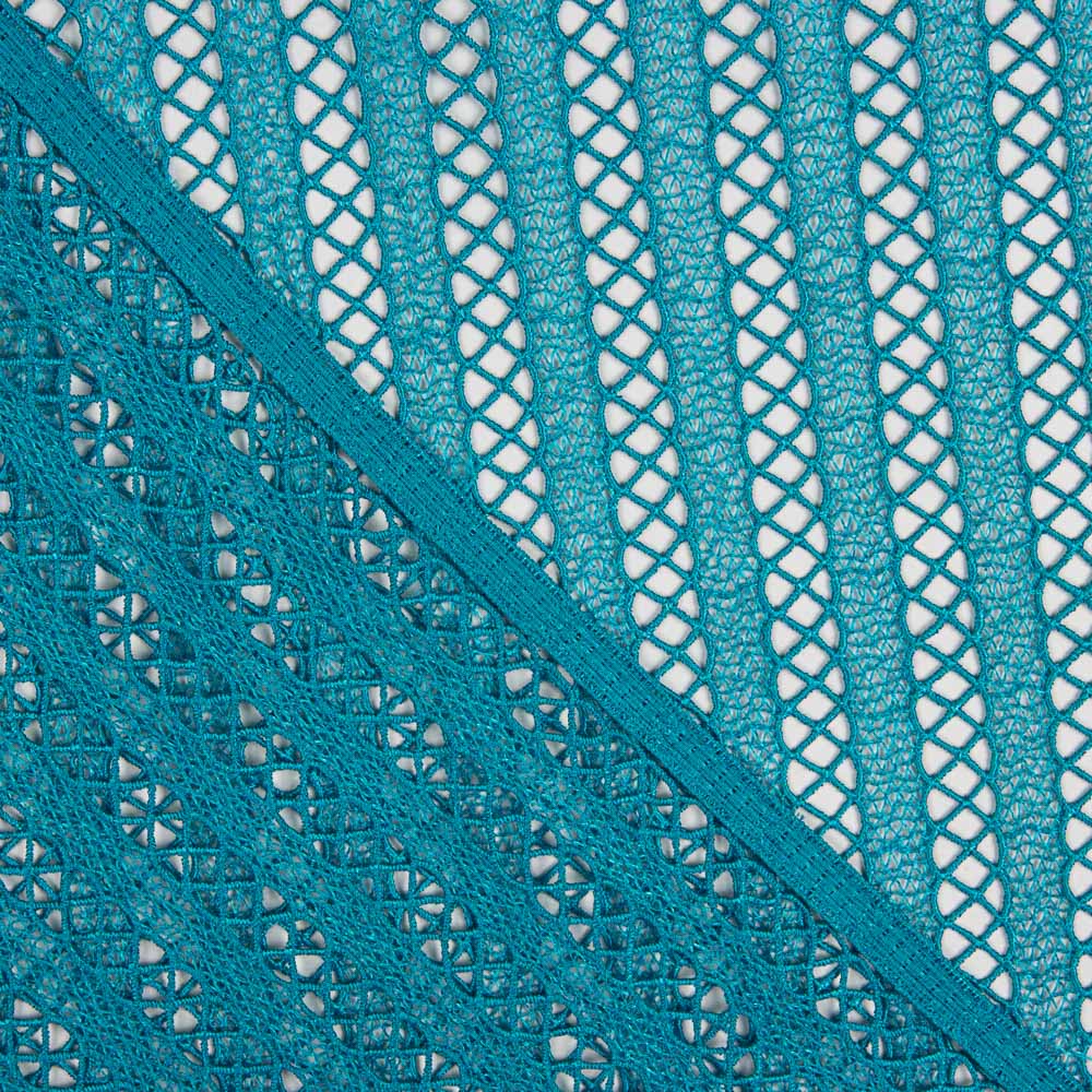Guipur Listrado Turquesa - Ribes y Casals