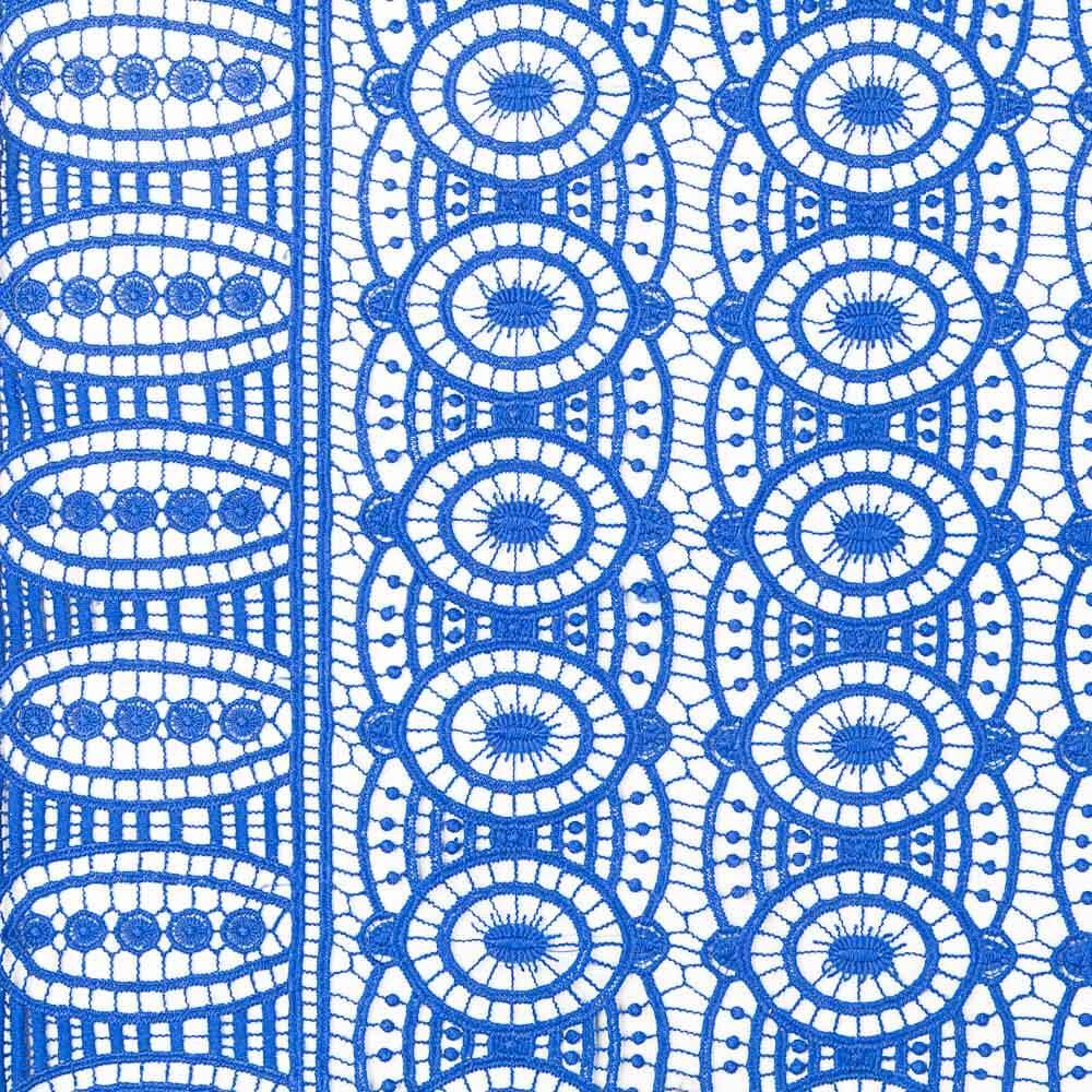 Retal Guipur Sixty Azulón 130x135 cm - Ribes y Casals