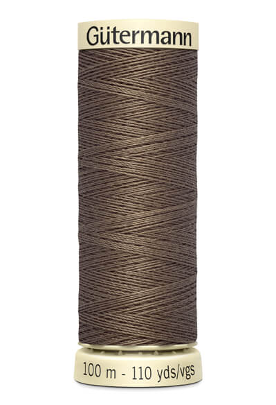 Fios Gütermann 100 m, cor 209, castanho - Ribes y Casals