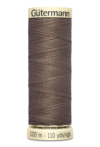 Fios Gütermann 100 m, cor 439, castanho - Ribes y Casals