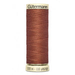 Fios Gütermann 100 m, cor 847, castanho telha - Ribes y Casals