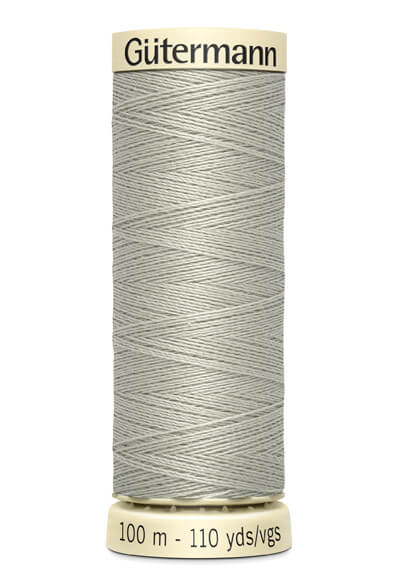 Fios Gütermann 100 m, cor 854, cinzento macio - Ribes y Casals