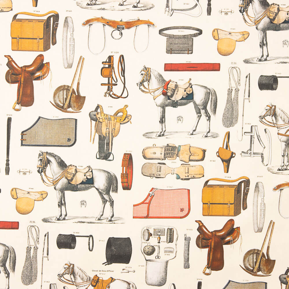 Half Panamá Floral Equestre - Ribes y Casals