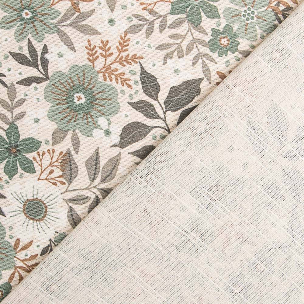 Half Panamá Folhas Verde Água - Ribes y Casals