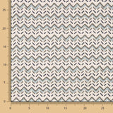 Half Panamá Zig Zag Azul - Ribes y Casals