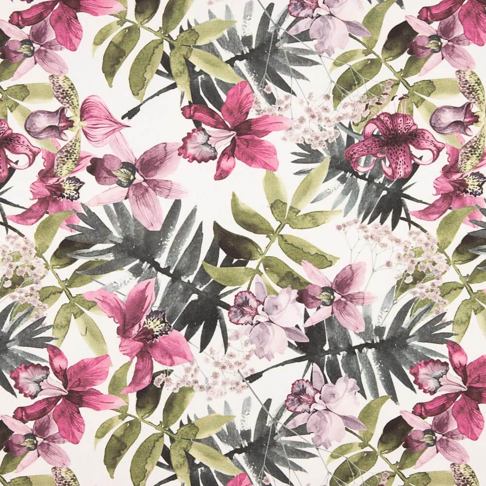 Half Panamá Orquídeas Malva - Ribes y Casals