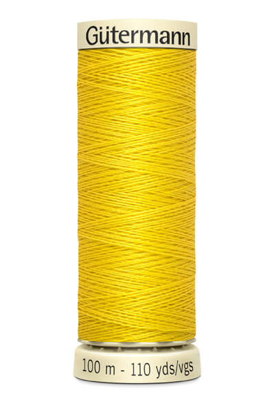 Fios Gütermann 100 m, cor 177, amarelo - Ribes y Casals