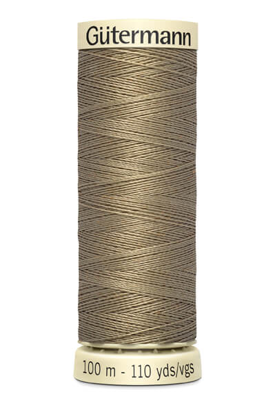 Fios Gütermann 100 m, cor 208, castanho macio - Ribes y Casals