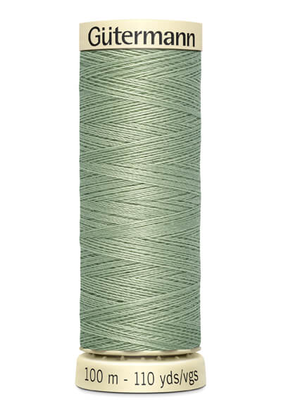 Fios Gütermann 100 m, cor 224, cinzento esverdeado - Ribes y Casals