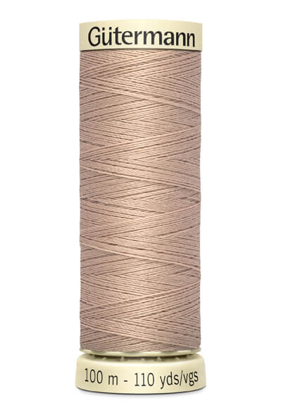 Fios Gütermann 100 m, cor 422, bege - Ribes y Casals