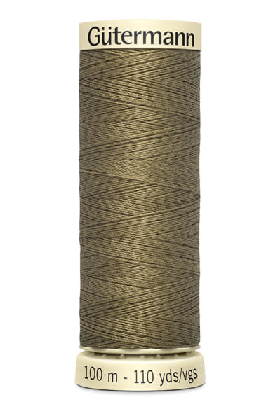 Fios Gütermann 100 m, cor 528 Verde Cáqui - Ribes y Casals