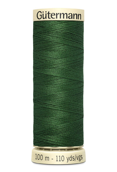 Fios Gütermann 100 m, cor 639, verde - Ribes y Casals
