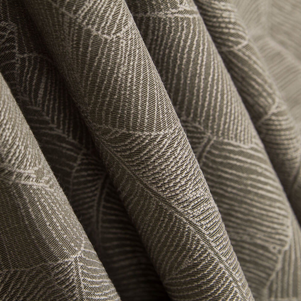 Retal Tapicería Jacquard Hojas Kaki 110x280 cm - Ribes y Casals