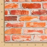 Tecido de Borracha PVC Tijolos - Ribes y Casals