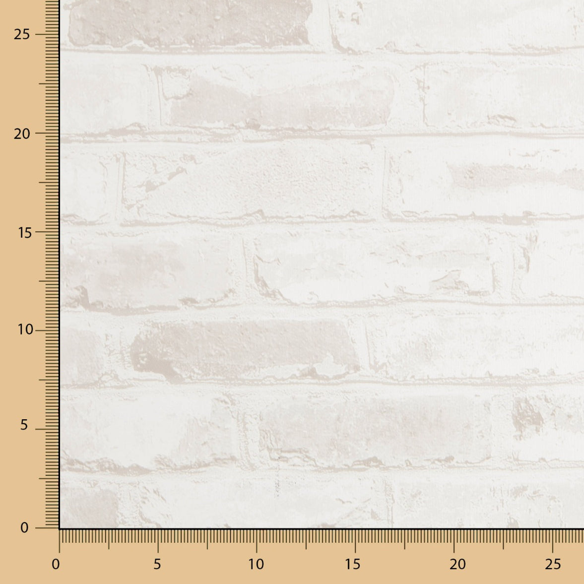 Tecido de Borracha PVC Tijolos Brancos - Ribes y Casals