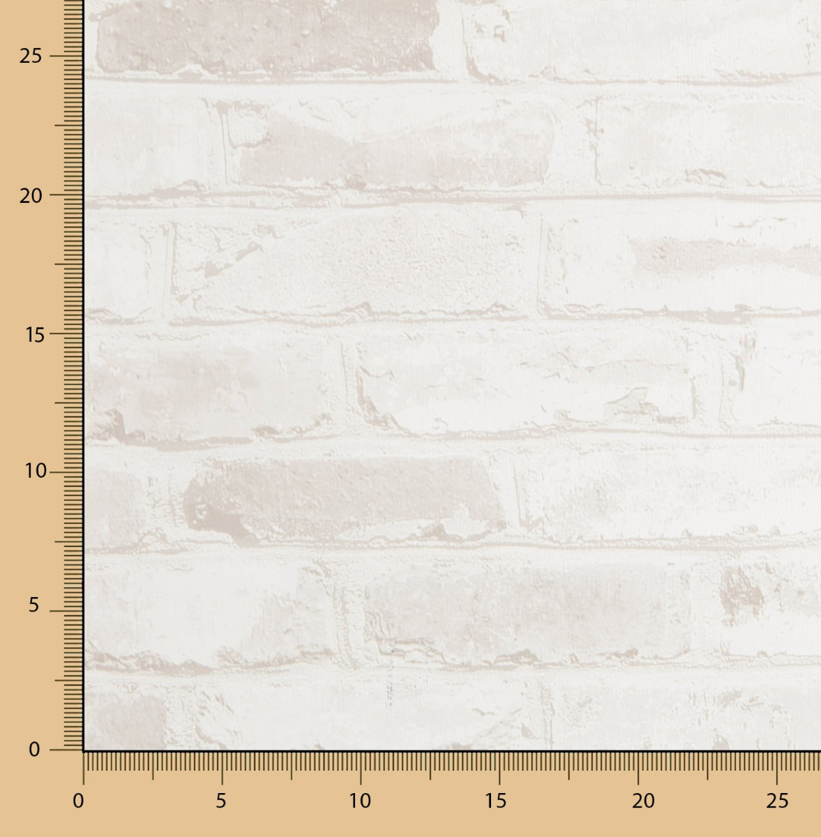 Tecido de Borracha PVC Tijolos Brancos - Ribes y Casals