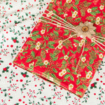 Tecido Natalino Encarnado - Ribes y Casals