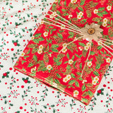 Tecido Natalino Encarnado - Ribes y Casals