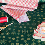 Algodão Verde Estrela Natal Ouro - Ribes y Casals