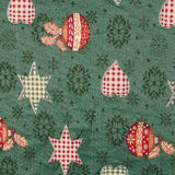 Estofamento Natal Lurex Verde - Ribes y Casals