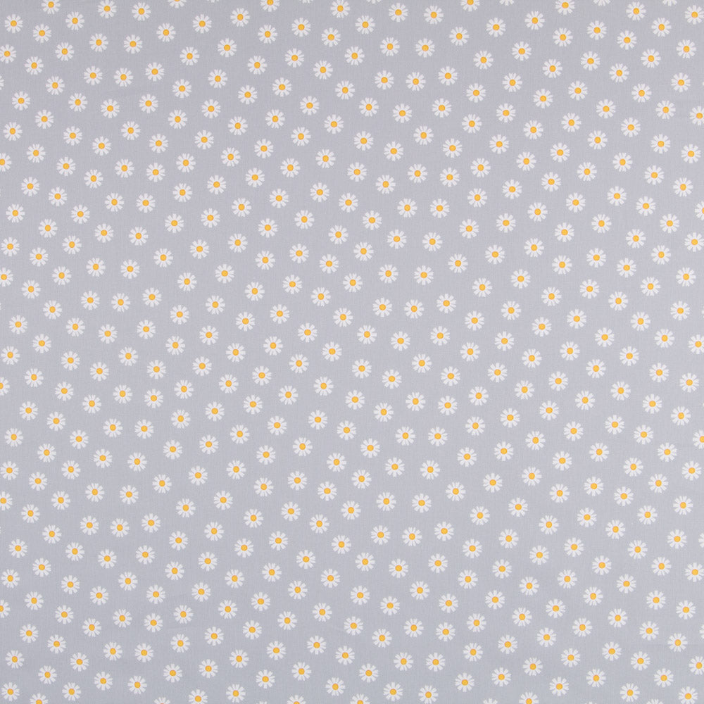 Popeline Margaridas Cinzento - Ribes y Casals