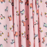 Popeline Patins Rosa - Ribes y Casals