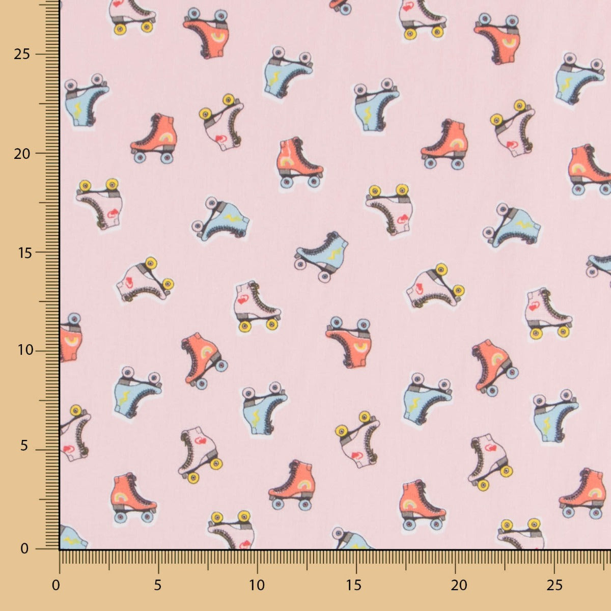 Popeline Patins Rosa - Ribes y Casals