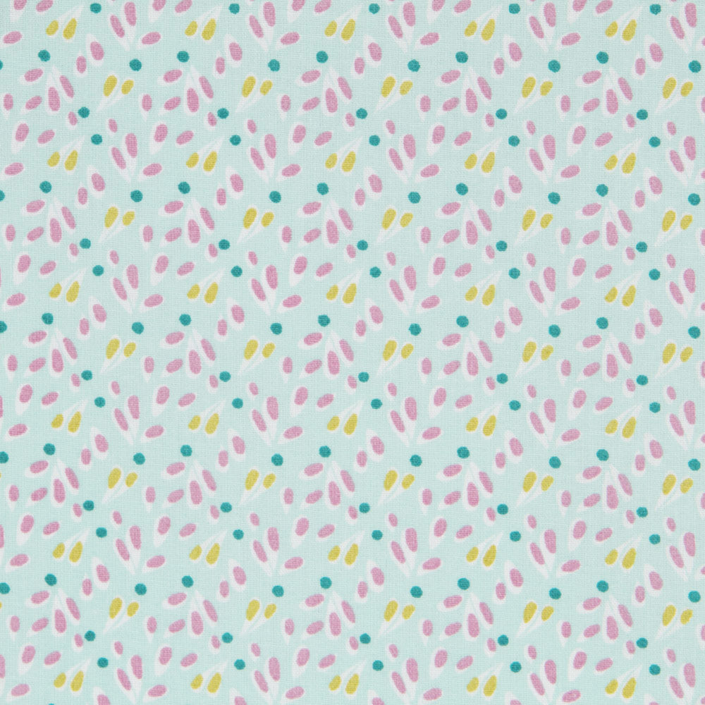 Popeline Plantas Verde - Ribes y Casals