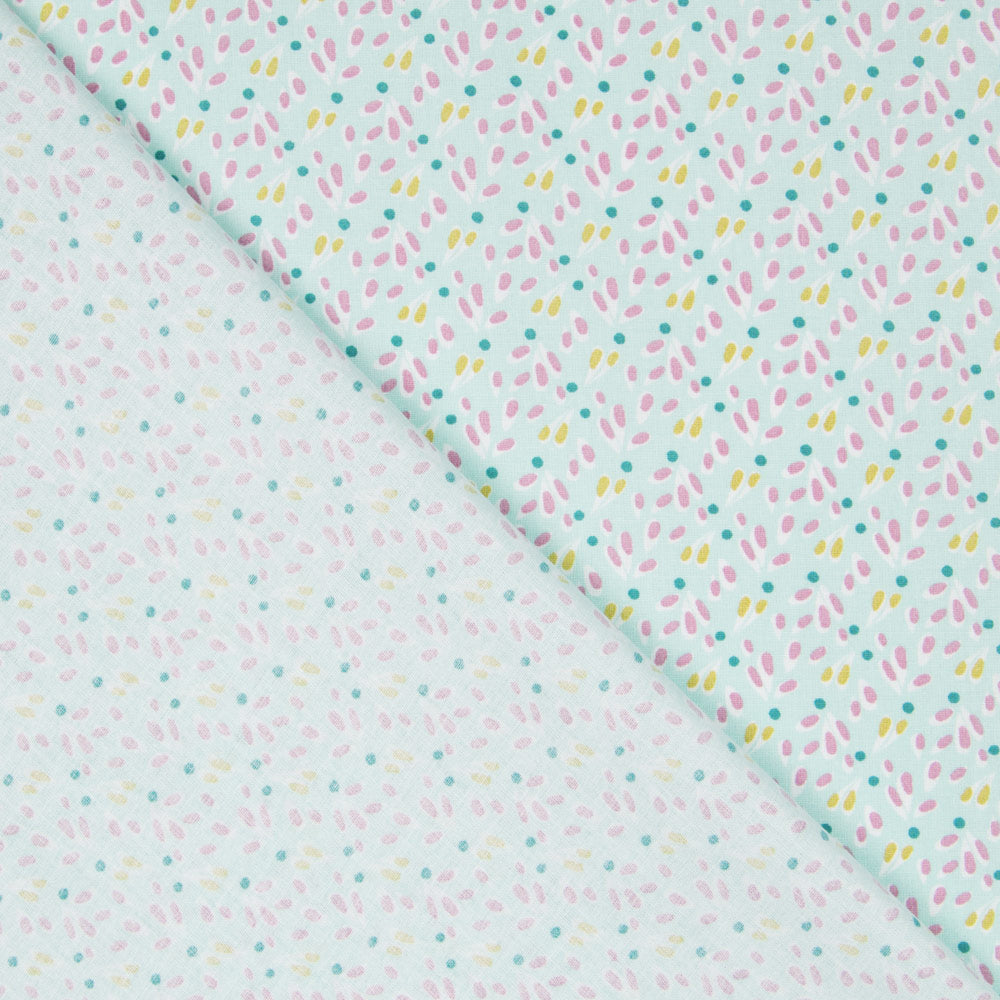 Popeline Plantas Verde - Ribes y Casals