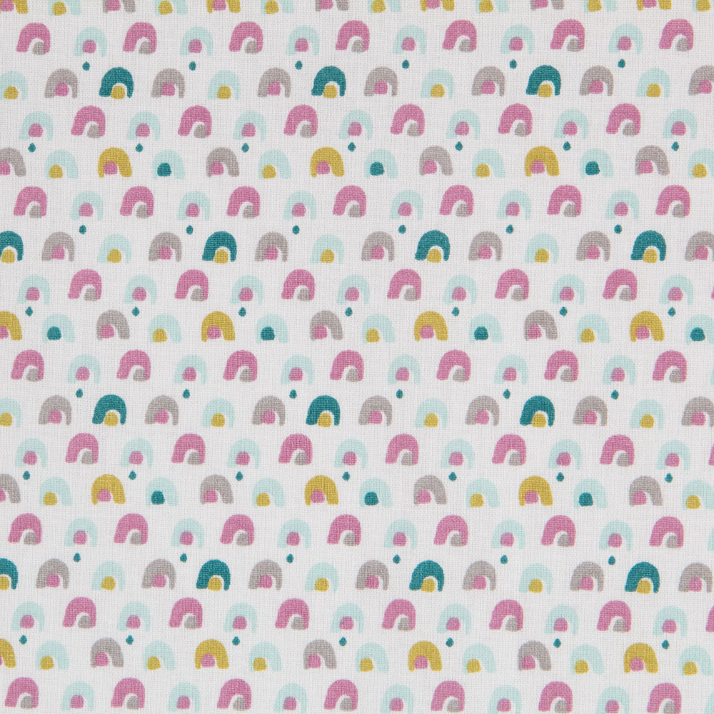 Popeline Arcos Multicolorido - Ribes y Casals