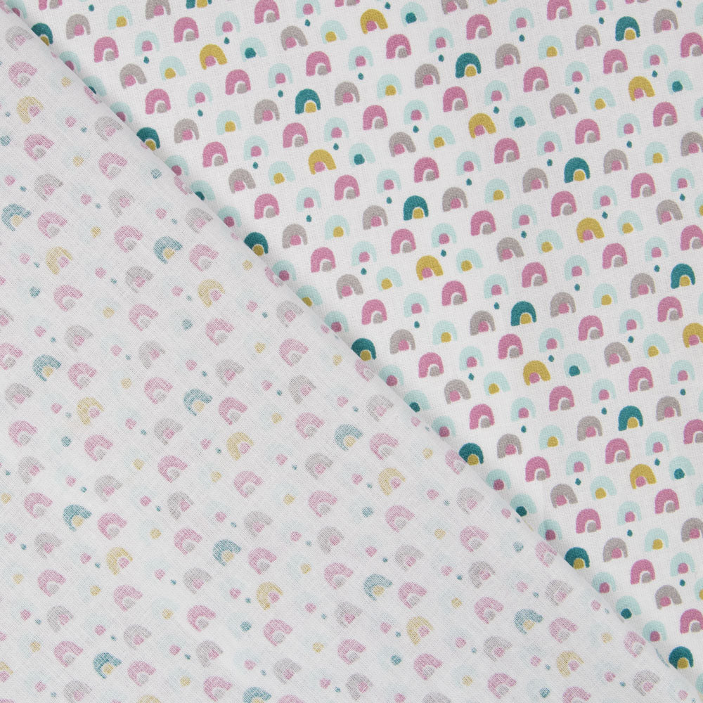 Popeline Arcos Multicolorido - Ribes y Casals