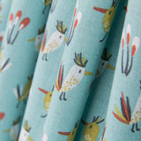 Popeline Birds Verdosa - Ribes y Casals