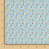 Popeline Birds Verdosa - Ribes y Casals