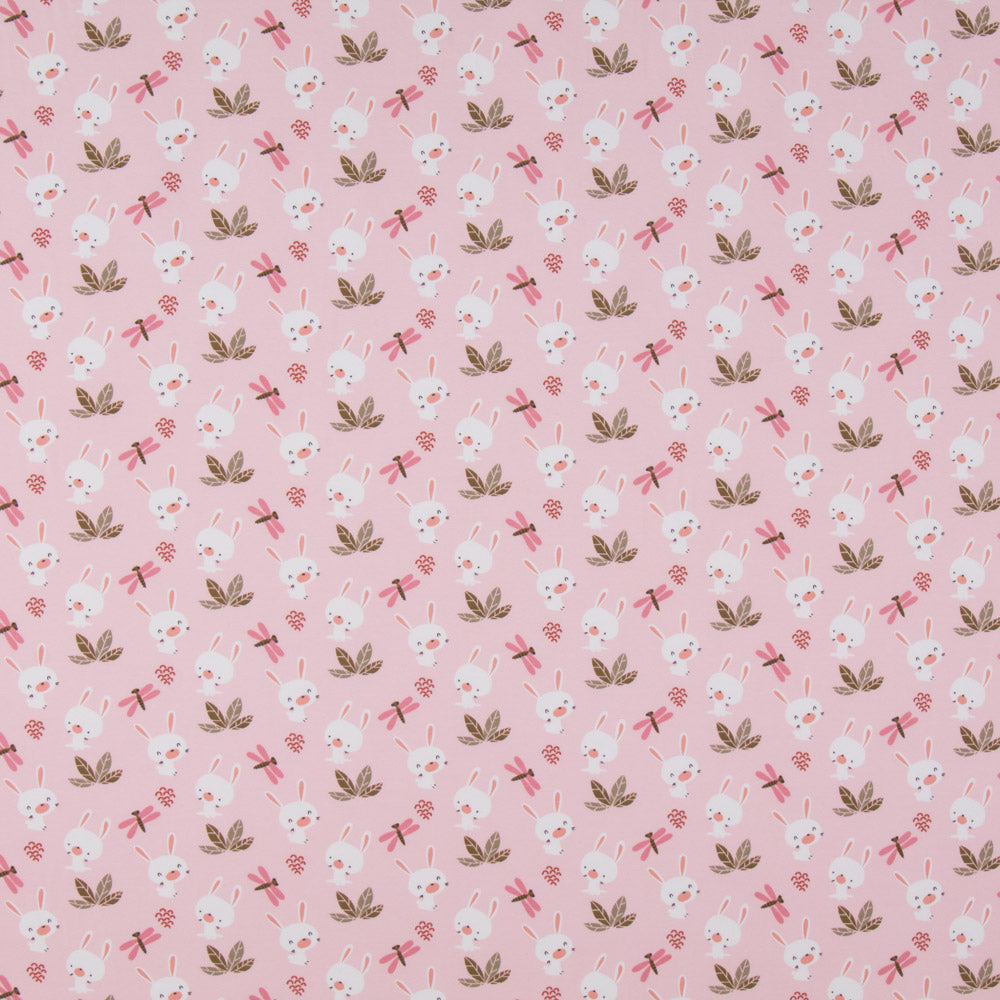 Malha Algodão Rabbit Rosa - Ribes y Casals