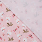 Malha Algodão Rabbit Rosa - Ribes y Casals