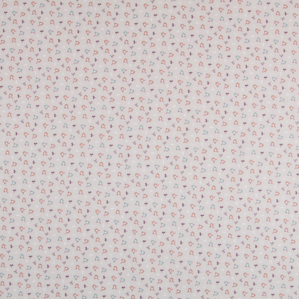 Popeline Pintainhos Bege - Ribes y Casals