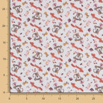 Popeline Animais Branco - Ribes y Casals