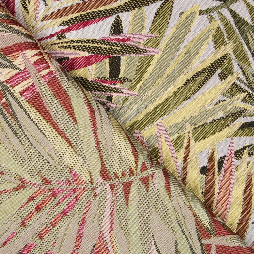 Estofamento Jacquard Tropical Ocre - Ribes y Casals