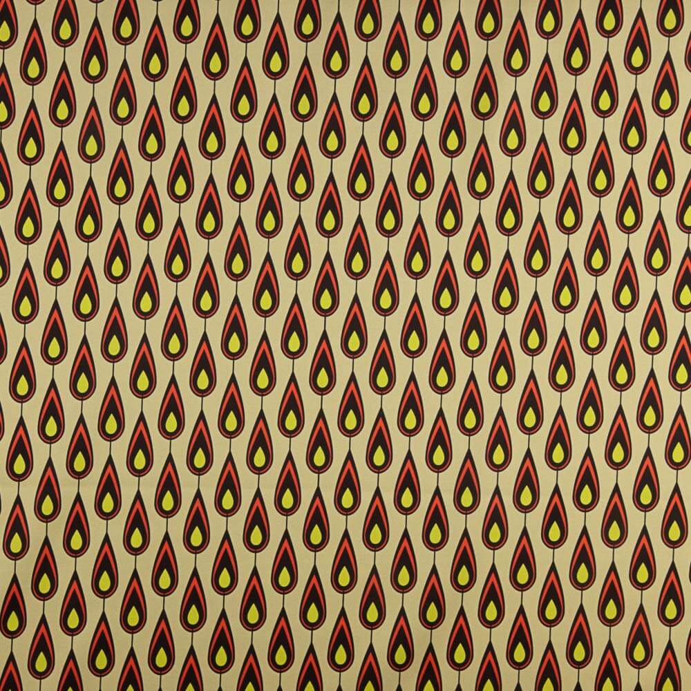 Cetim Spandex Penas Bege Doré - Ribes y Casals