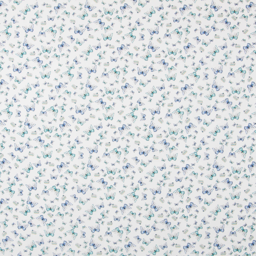 Popeline Orgânico Natura Azul - Ribes y Casals