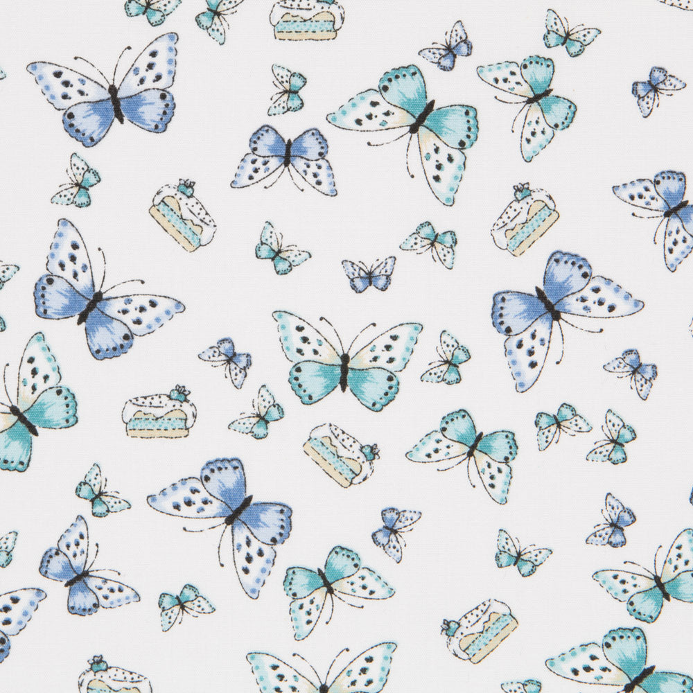 Popeline Orgânico Natura Azul - Ribes y Casals